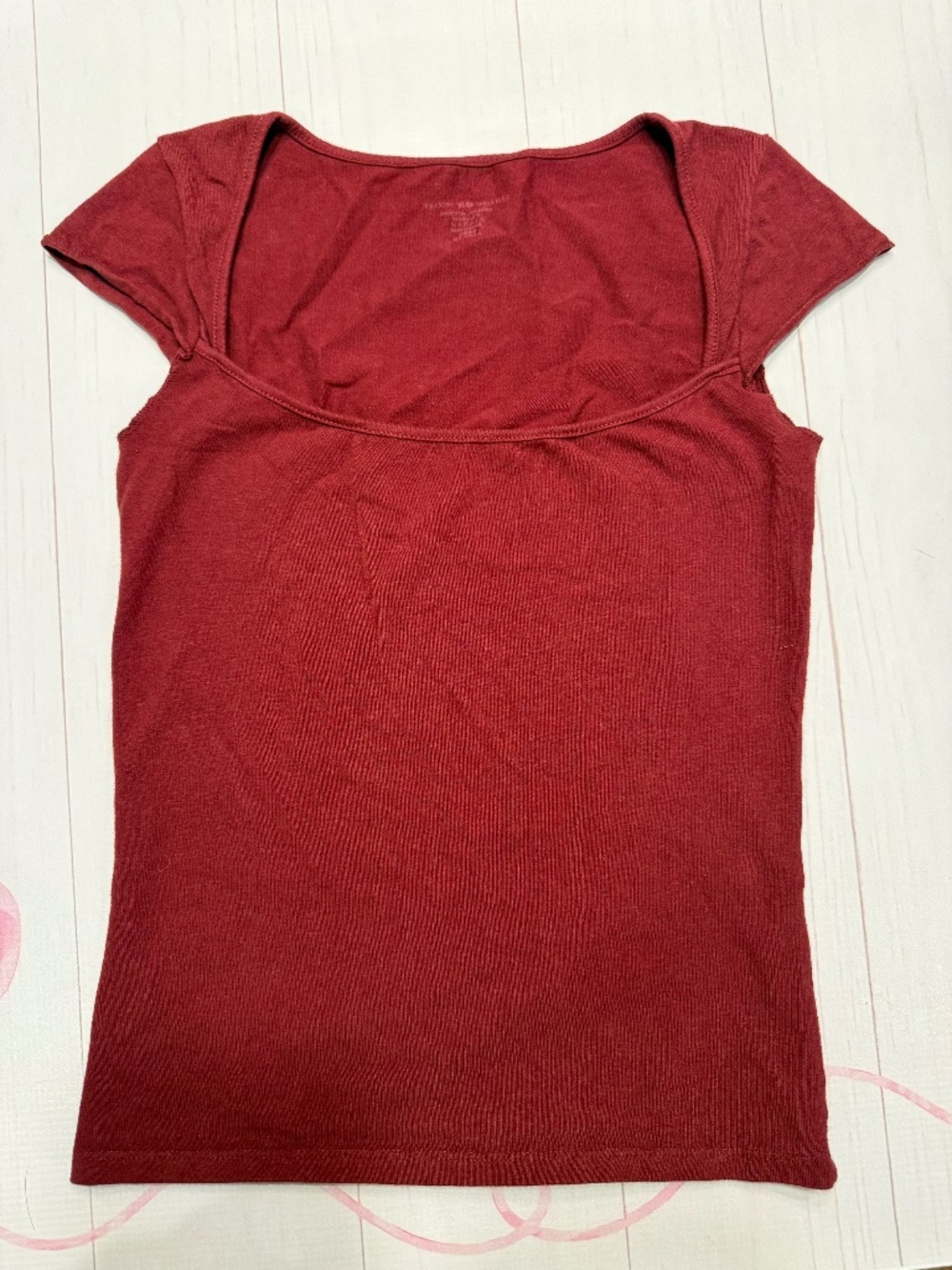 Brandy Melville Burgundy Ella Top One Size